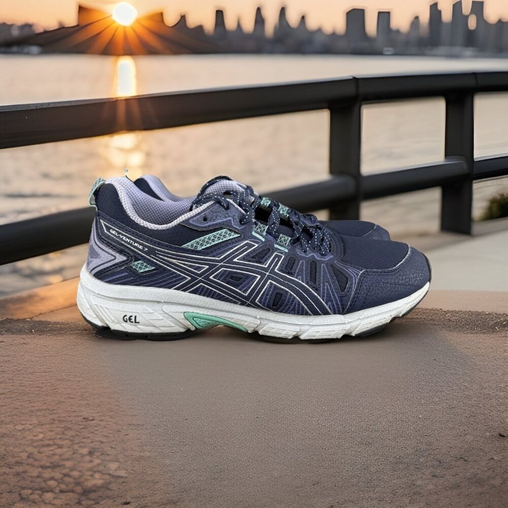 ✅Asics Gel Venture 7 Running Shoes Women’s 9 Athletic Sneakers *BROKEN LACE